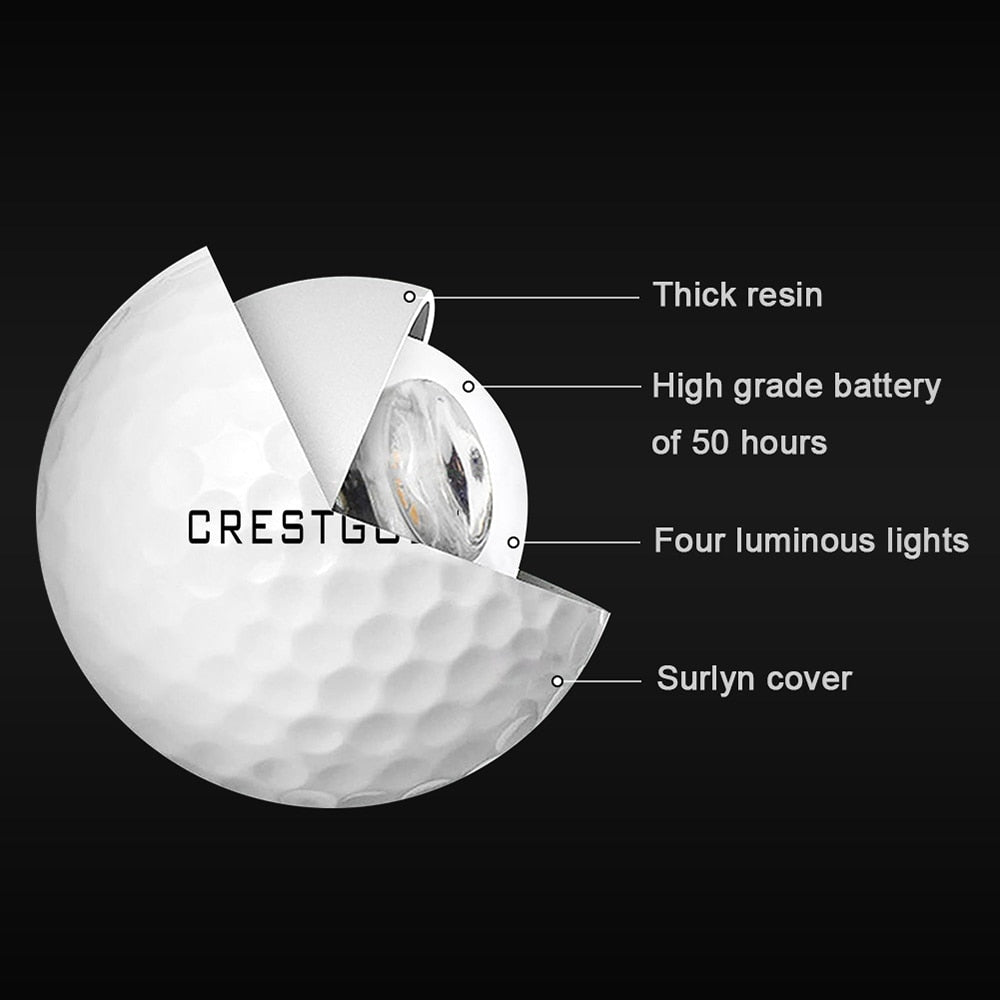6Pcs Glow In The Dark Golf Ball